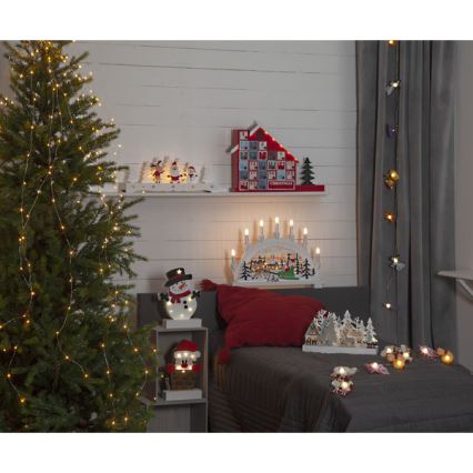 Eglo - LED Weihnachtsdekoration 6xLED/0,06W/2xAA Weihnachtsmann