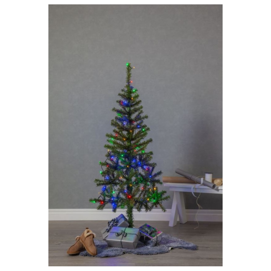 Eglo - LED-Lichterkette für den Außenbereich, 80 LEDs, 8 m, IP44, mehrfarbig