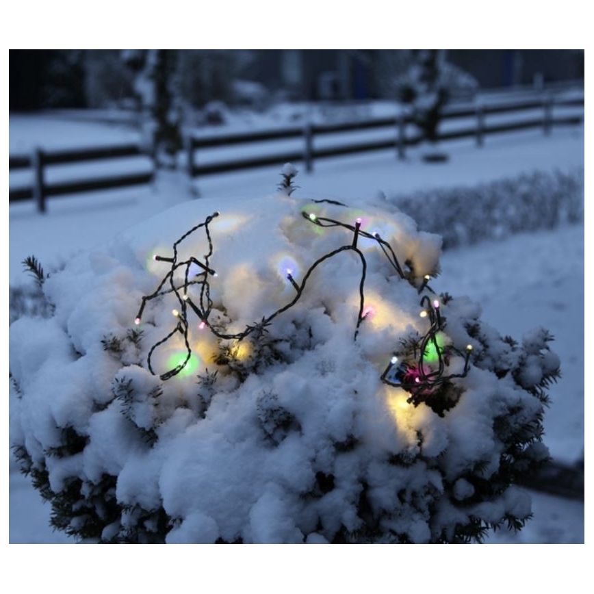 Eglo - LED-Lichterkette für den Außenbereich, 80 LEDs, 8 m, IP44, mehrfarbig