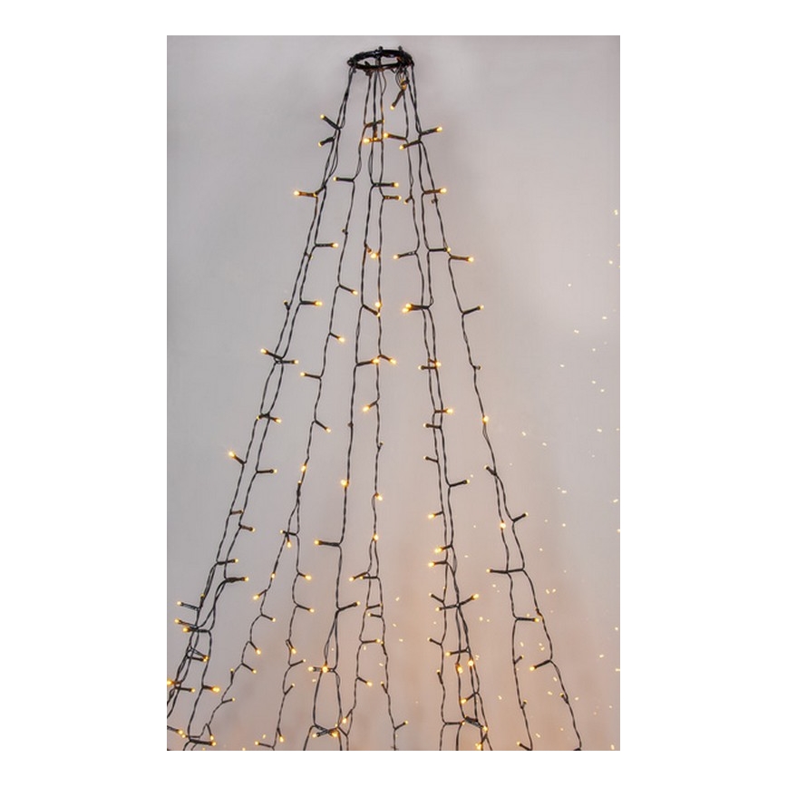 Eglo - LED-Outdoor-Weihnachtskette 360xLED 2m IP44 warmweiß