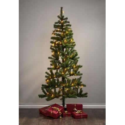 Eglo - LED-Außen-Weihnachtslichterkette, 80x LED, 10,5 m, IP44, warmweiß