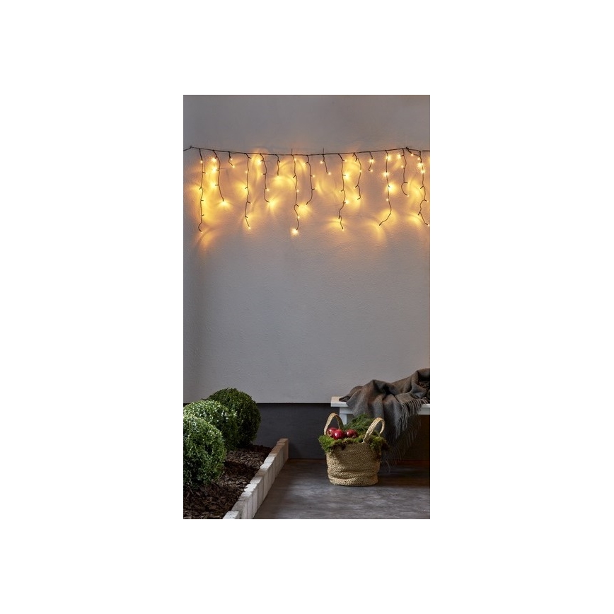 Eglo - LED-Außen-Weihnachtslichterkette 240xLED 6,4 m warmweiß IP44