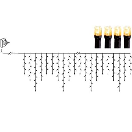 Eglo - LED-Außen-Weihnachtslichterkette 240xLED 6,4 m warmweiß IP44