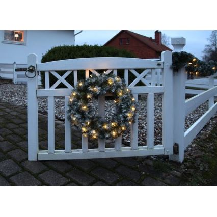 Eglo - LED-Weihnachtskranz für draußen 30xLED/0,064W/3/230V IP44