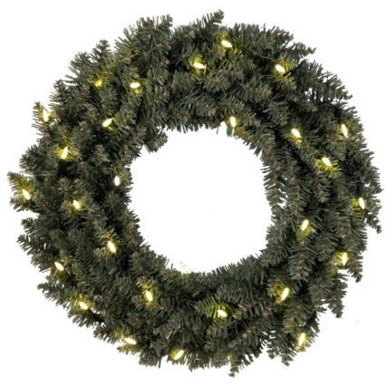 Eglo - LED-Weihnachtskranz für draußen 30xLED/0,064W/3,4/3V IP44