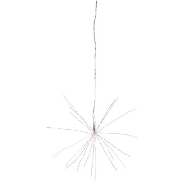 Eglo 411063 - LED-Weihnachtsdekoration FIREWORK 60 LEDs/0,06 W/3×AA Ø 26 cm