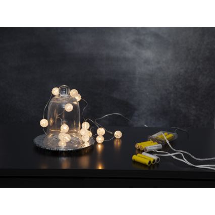 Eglo - LED  Lichterkette15xLED/3xAA 1,4m