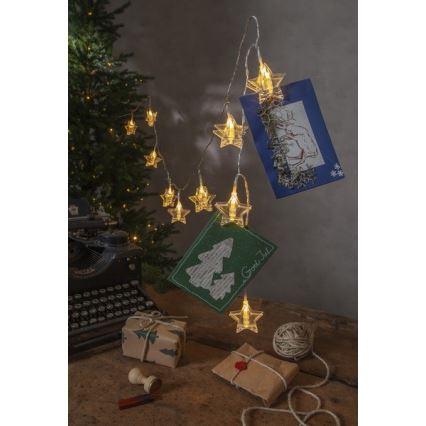 Eglo - LED Weihnachtskette 10xLED 2,1m warmweiß