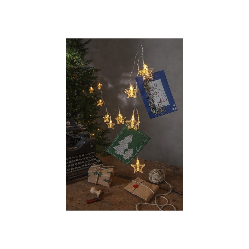 Eglo - LED Weihnachtskette 10xLED 2,1m warmweiß