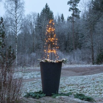 Eglo 411162 - LED-Weihnachtsdekoration für den Außenbereich 140xLED/0,066W/31/230V 90 cm IP44 warmweiβ