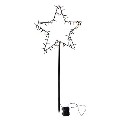 Eglo - LED-Außen-Weihnachtsdekoration LED/3xAA IP44 Stern