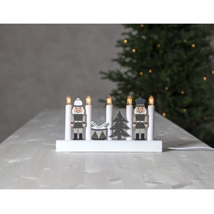 Eglo - Weihnachtskerzenhalter 5xE10/3W/230V