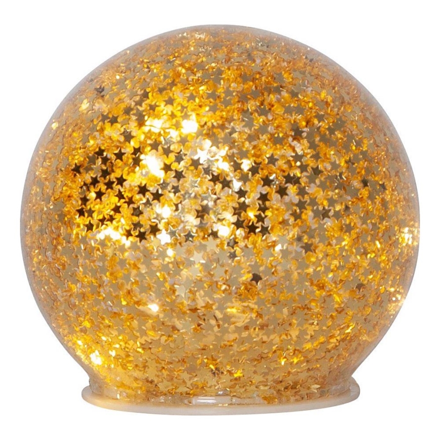 Eglo 411344 - LED-Weihnachtsdekoration STAR FALL 10xLED/2xAA golden