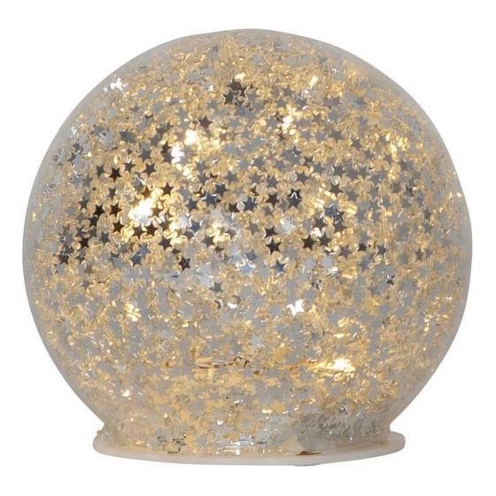 Eglo 411345 - LED-Weihnachtsdekoration STAR FALL 10xLED/2xAA silbern
