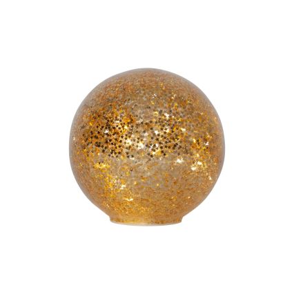 Eglo 411346 - LED Weihnachtsdekoration STAR FALL 15xLED/2xAA Ø 15 cm goldfarben