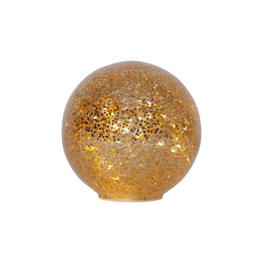 Eglo 411346 - LED Weihnachtsdekoration STAR FALL 15xLED/2xAA Ø 15 cm goldfarben
