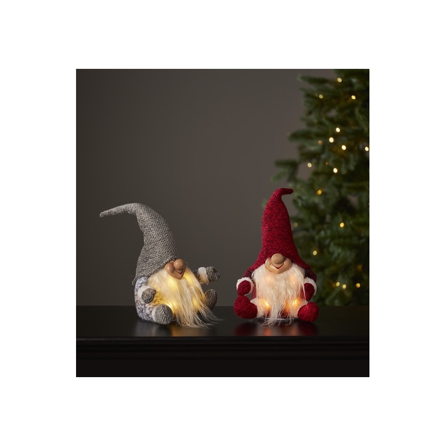 Eglo - LED Weihnachtsdekoration 4xLED/0,06W/3xAA rot
