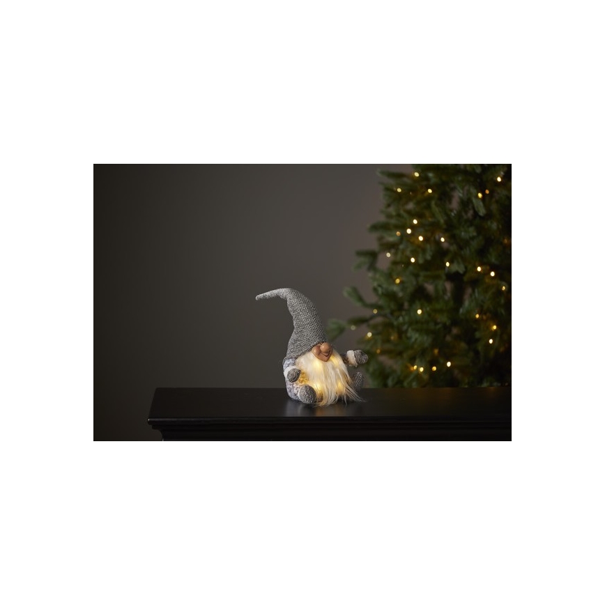 Eglo - LED Weihnachtsdekoration 4xLED/0,06W/3xAA grau