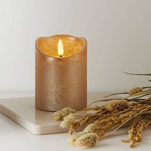 Eglo 411498 - LED Kerze FLAMME RUSTIC LED/2xAA golden