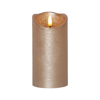 Eglo 411501 - LED Weihnachtsdekoration FLAME LED/0,03W/2xAA goldfarben