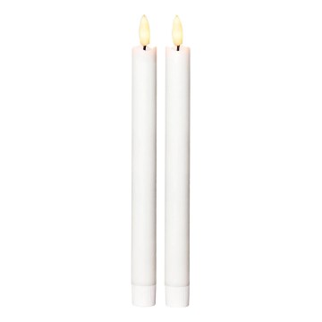 Eglo 411505 - 2er-Set LED-Kerze FLAMME LED/1xAAA, weiß