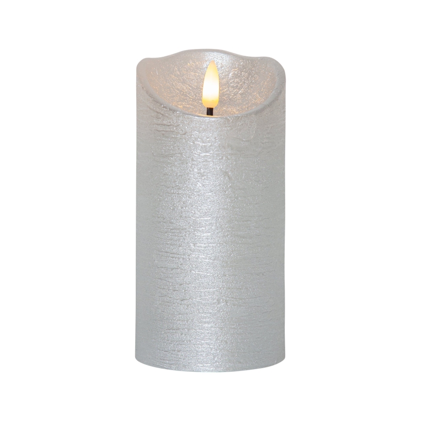 Eglo 411514 - LED-Weihnachtsdekoration FLAME LED/0,03W/2xAA silbern