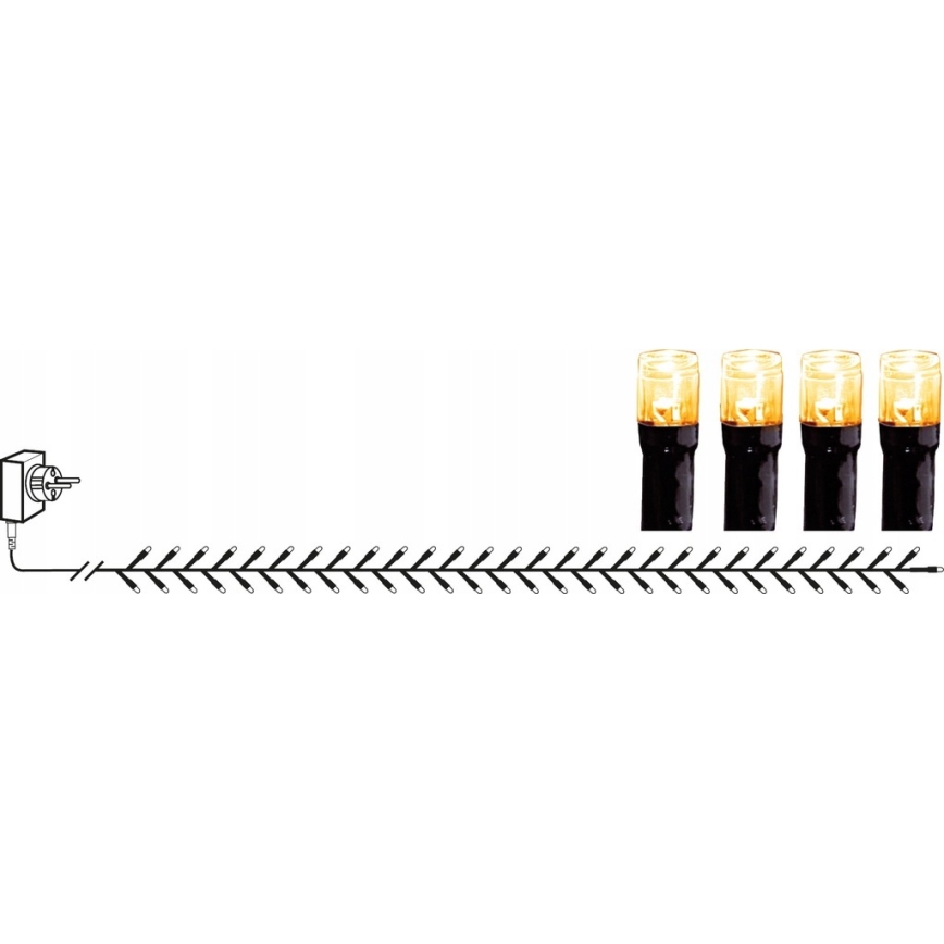 Eglo - LED-Lichterkette für den Außenbereich, 1.200 LEDs, 29 m, IP44, warmweiß