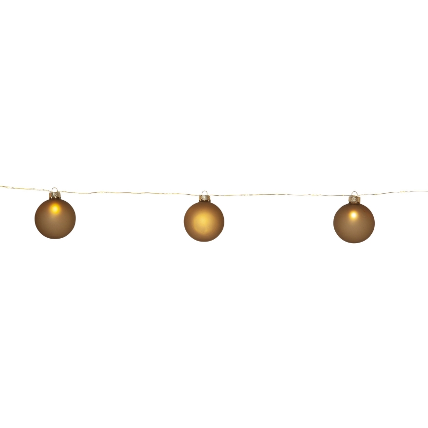 Eglo 411557 - Lichterkette BLISS, 22 LEDs, 3×AA, 2,6 m, warmweiß