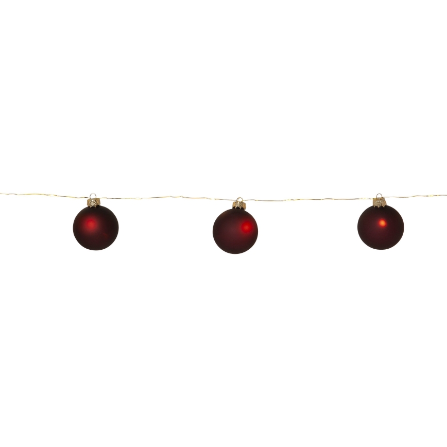 Eglo 411559 - Weihnachtslichterkette BLISS 22xLED/3xAA 2,6m warmweiβ