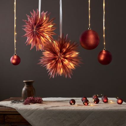 Eglo 411559 - Weihnachtslichterkette BLISS 22xLED/3xAA 2,6m warmweiβ