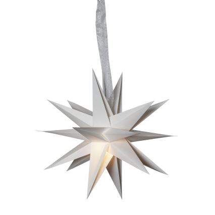 Eglo 411565 - Weihnachtsdekoration DECEMBER Stern 1xE14/25W/230V 35 cm grau