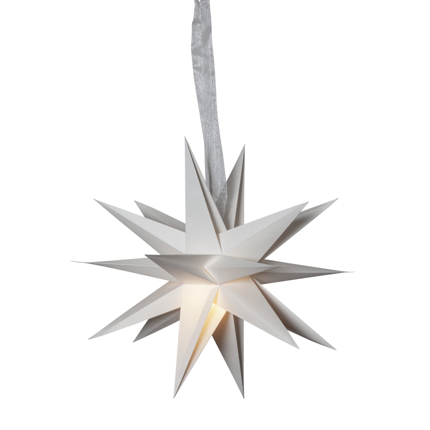Eglo 411565 - Weihnachtsdekoration DECEMBER Stern 1xE14/25W/230V 35 cm grau