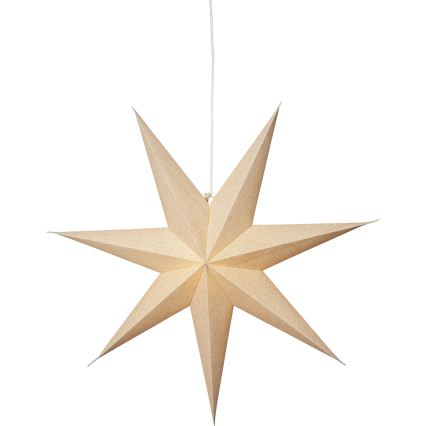 Eglo 411576 - Weihnachtsdekoration ÉTOILE Stern 1xE14/25W/230V 35 cm beige