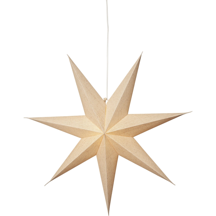 Eglo 411576 - Weihnachtsdekoration ÉTOILE Stern 1xE14/25W/230V 35 cm beige