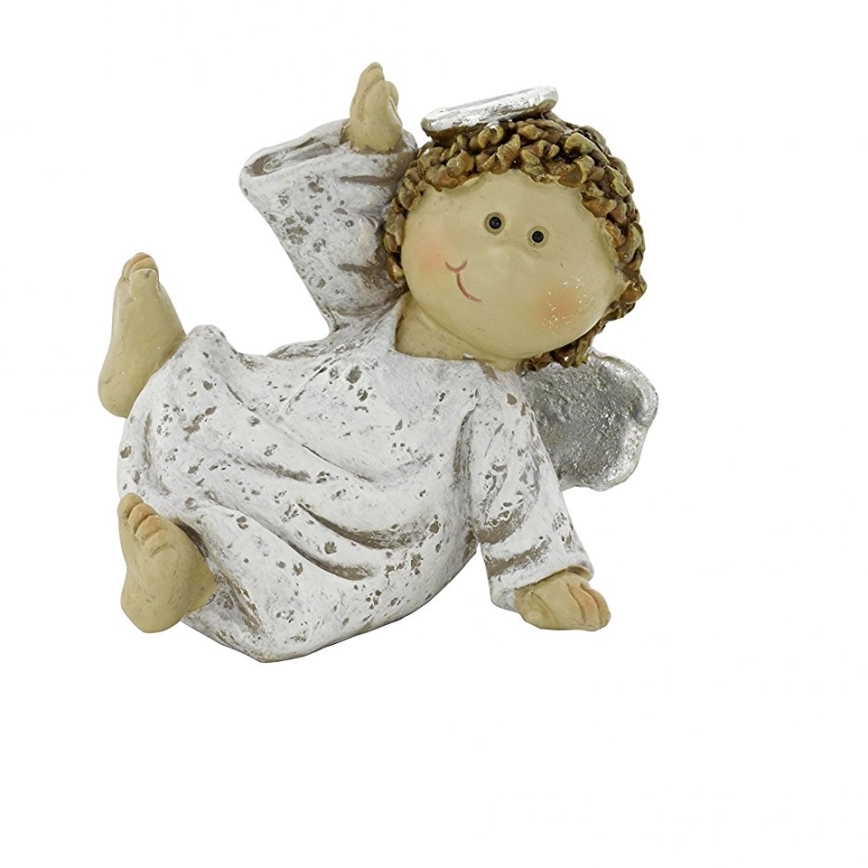 Weihnachtsdekoration sitzender Engel 7 cm