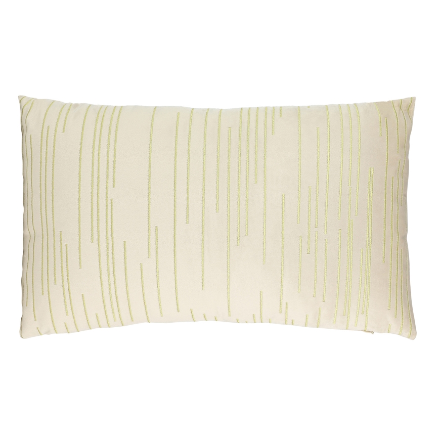 Eglo 420018 - Dekokissen CHEVERY 30x50 cm creme/gold