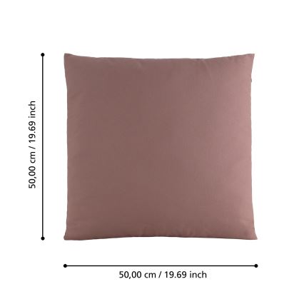 Eglo 420031 - Dekokissen ILES 50 x 50 cm rosa