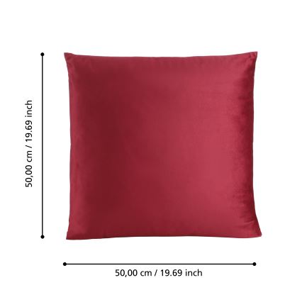 Eglo 420041 - Dekokissen ILES 50x50 cm rot