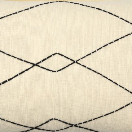 Eglo 420042 - Dekokissen CHEVERY 35x60 cm beige/schwarz