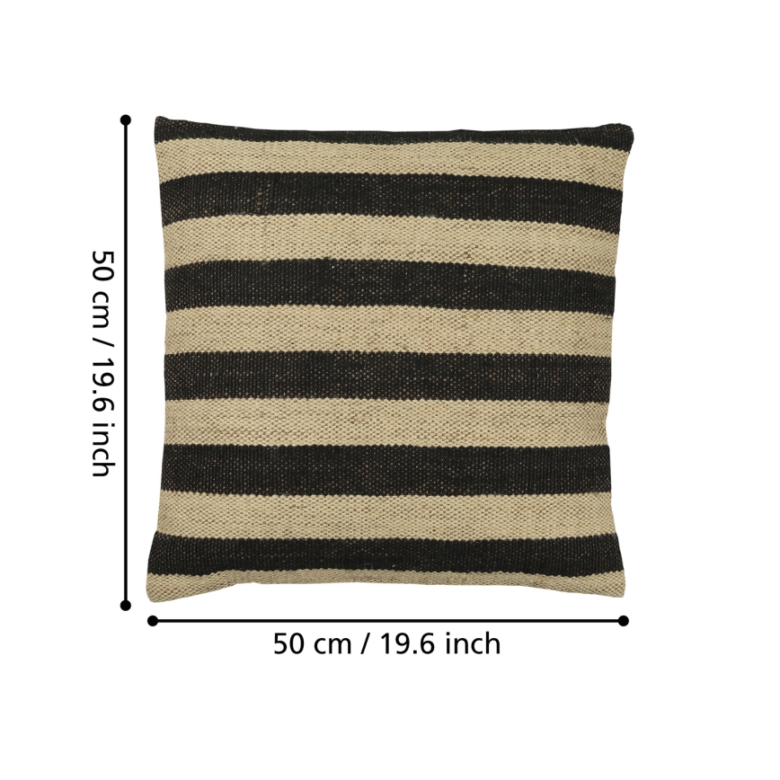 Eglo 420045 - Dekokissen CHEVERY 50 x 50 cm braun