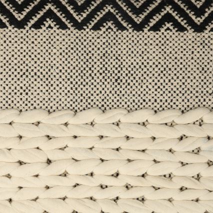 Eglo 420049 - Dekoratives Kissen CHEVERY 50x50 cm creme/schwarz