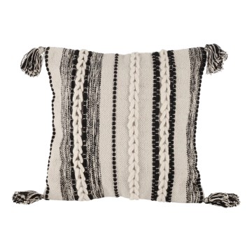 Eglo 420055 - Dekoratives Kissen CHEVERY 45x45 cm creme/schwarz