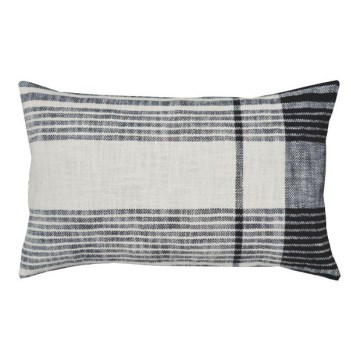 Eglo 420062 - Dekokissen CHEVERY 30x50 cm Creme/Schwarz