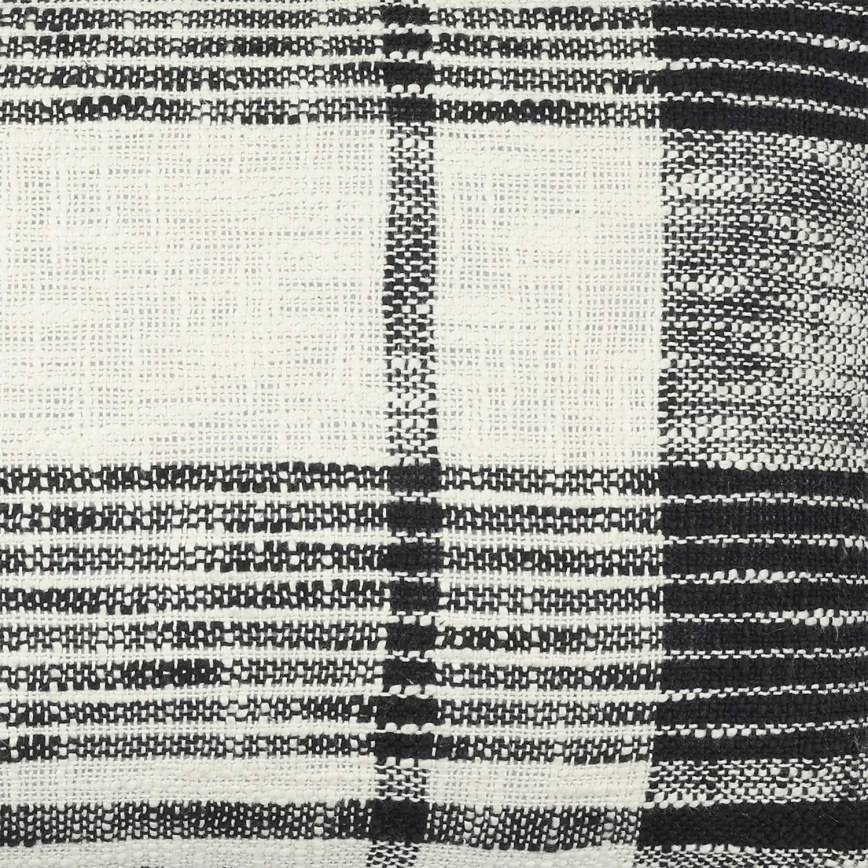 Eglo 420062 - Dekokissen CHEVERY 30x50 cm Creme/Schwarz