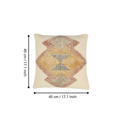 Eglo 420072 - Dekokissen CHEVERY 45x45 cm beige