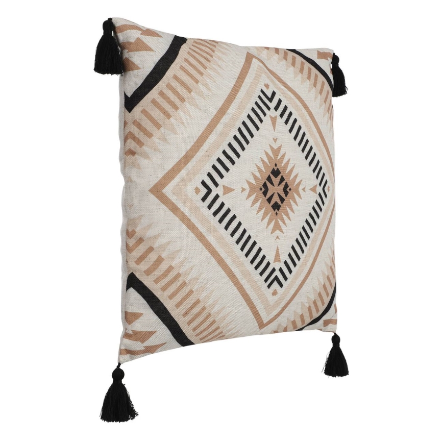 Eglo 420079 - Dekokissen CHEVERY 45x45 cm beige/schwarz