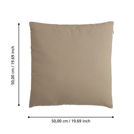 Eglo 420081 - Dekoratives Kissen ILES, 50x50 cm, braun