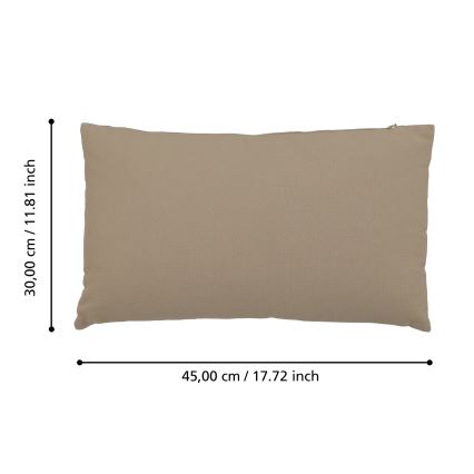 Eglo 420082 - Dekokissen ILES 30x45 cm braun