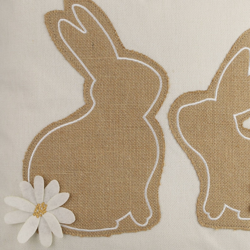 Eglo 420097 - Dekokissen CHEVERY 45x45 cm beige/braun