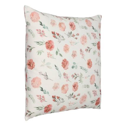 Eglo 420102 - Dekokissen GEBENG 45 x 45 cm Weiß/Rosa